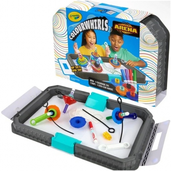 Crayola Colorwhirls Battle Arena Art Game & Spirograph Bluey - NEW - Picture 3 of 5